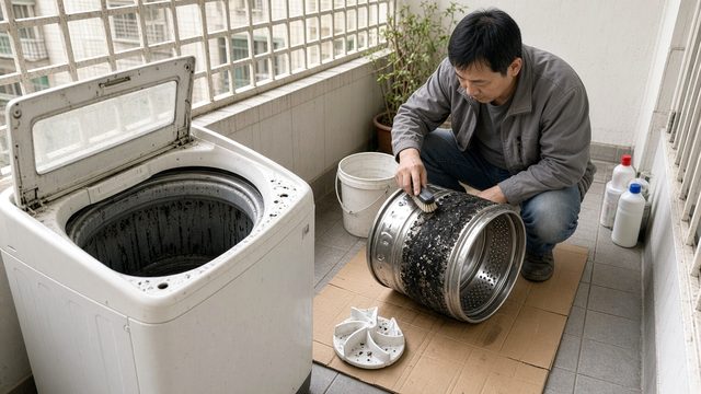 洗衣機拆內槽